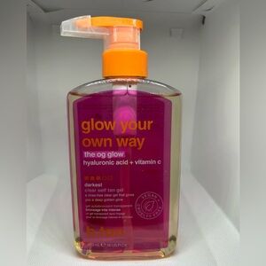 b.tan
Glow Your Own Way, Clear Self Tan Gel, Darkest , 16 fl oz (473 ml)